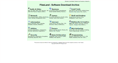 Desktop Screenshot of filesland.com